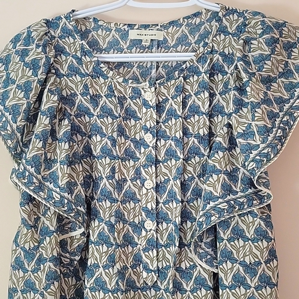 Max Studio Patterned Blouse - Picture 3 of 5